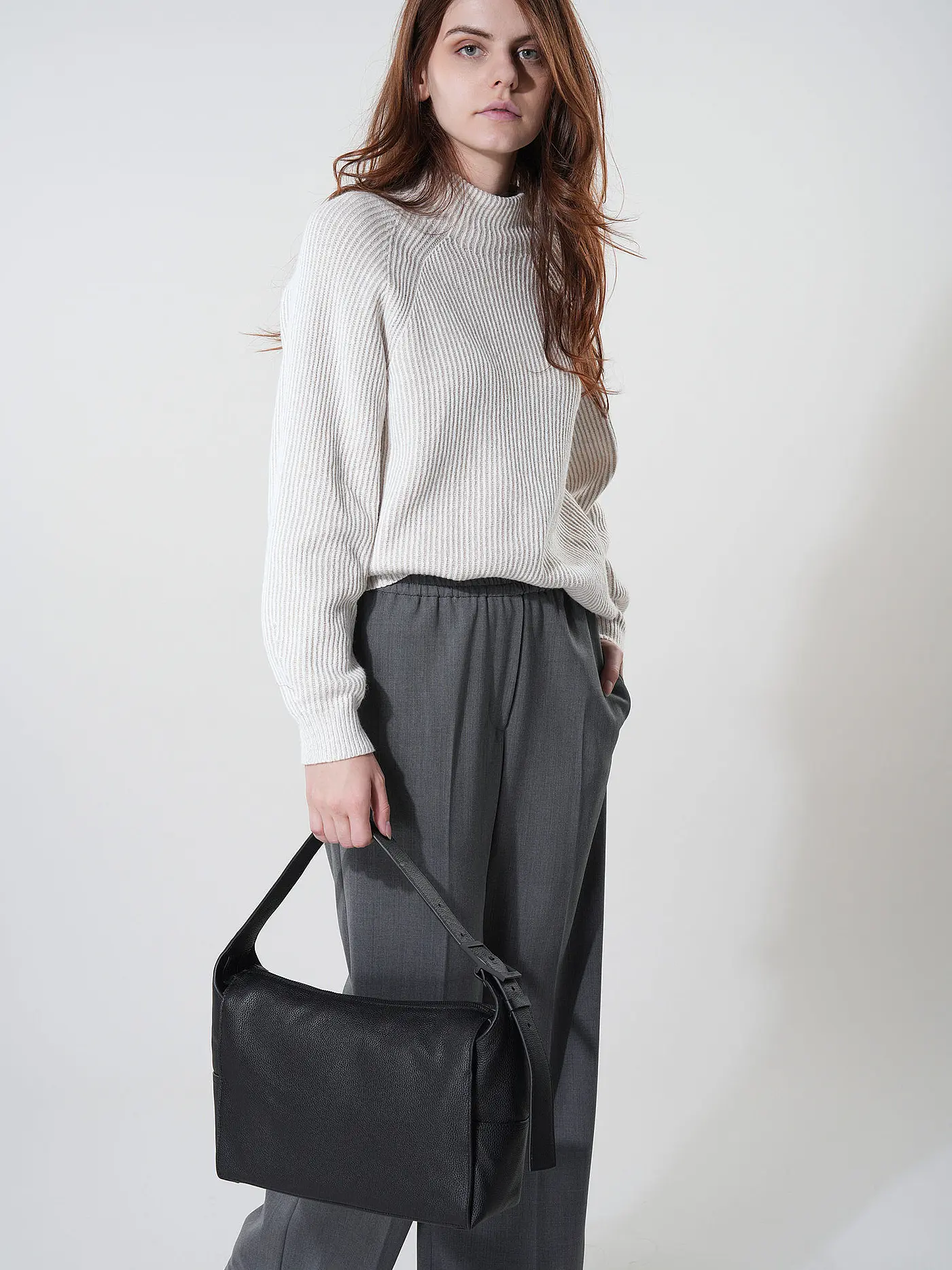 LIEBESKIND BERLIN | Ledertasche - Hobo Bag LOU Medium | 